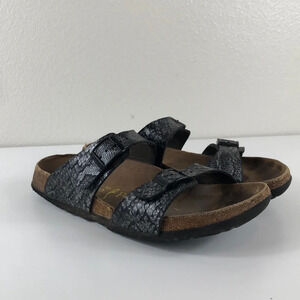 Papillio Birkenstock Sandal Women’s Snakeskin Embossed Adjustable Straps